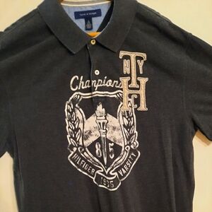 Tommy Hilfiger XL long men's button up polo